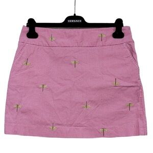 J. Crew Dragonfly Gingham Mini Skirt